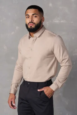 Shirts<Youngla 803-Formal Dress Shirts Black|Light Pink|Navy|Purple
