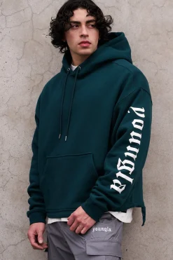 Outerwear<Youngla 5093-Freeflow Hoodies Black|Beige|Pure White|Teal