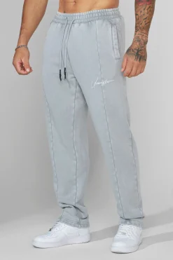 Joggers<Youngla 229-Frontline Sweat Pants Black Wash|Grey Wash|Purple Wash|Tan Wash