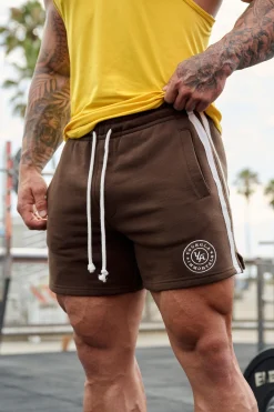 Shorts<Youngla 137-Golden Era Bodybuilding Shorts Black|Brown|Carolina Blue|White
