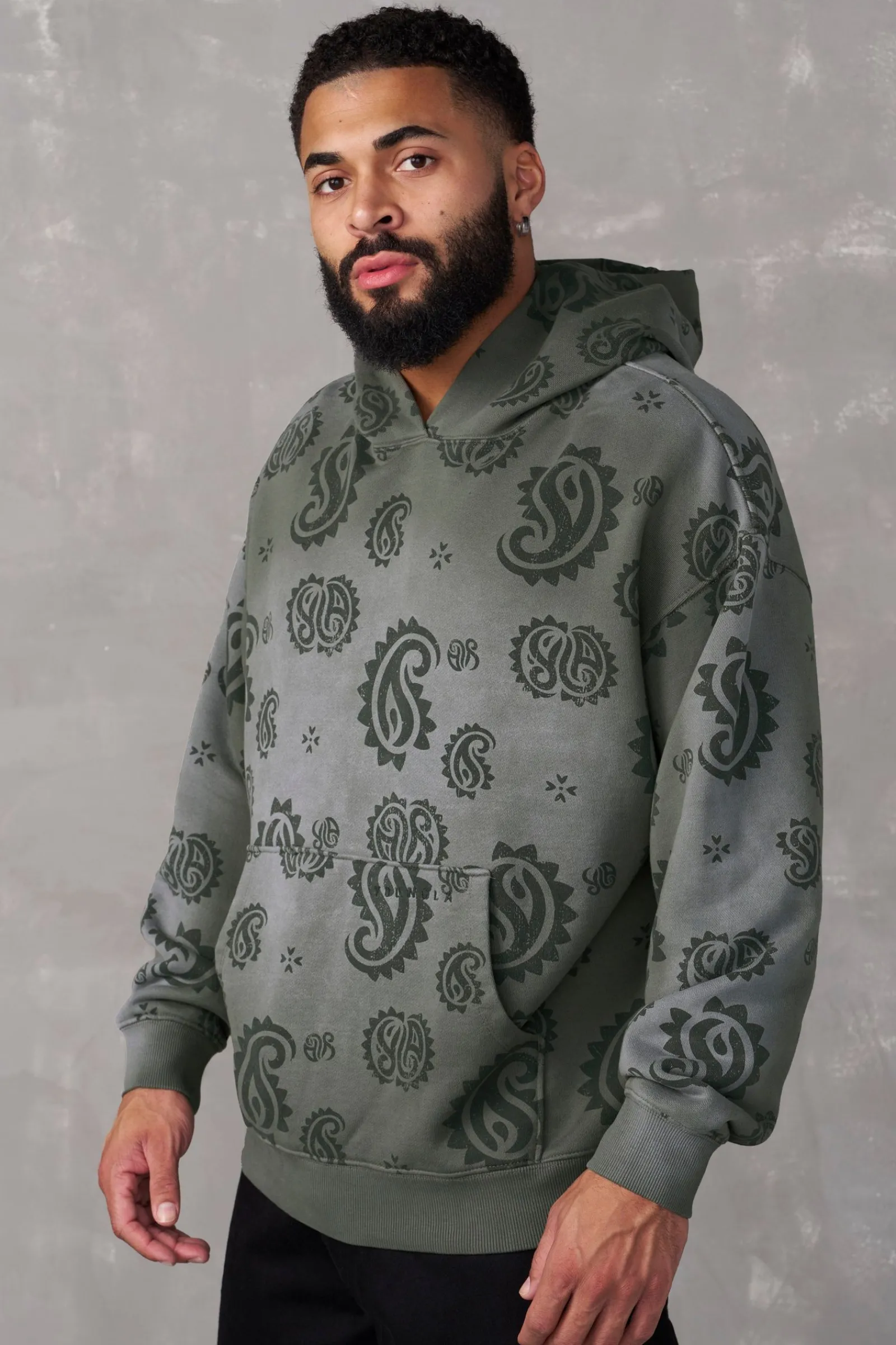 Outerwear<Youngla 5101-Heritage Hoodies Black Wash|Brown Wash|Grey Wash|Moss Green Wash