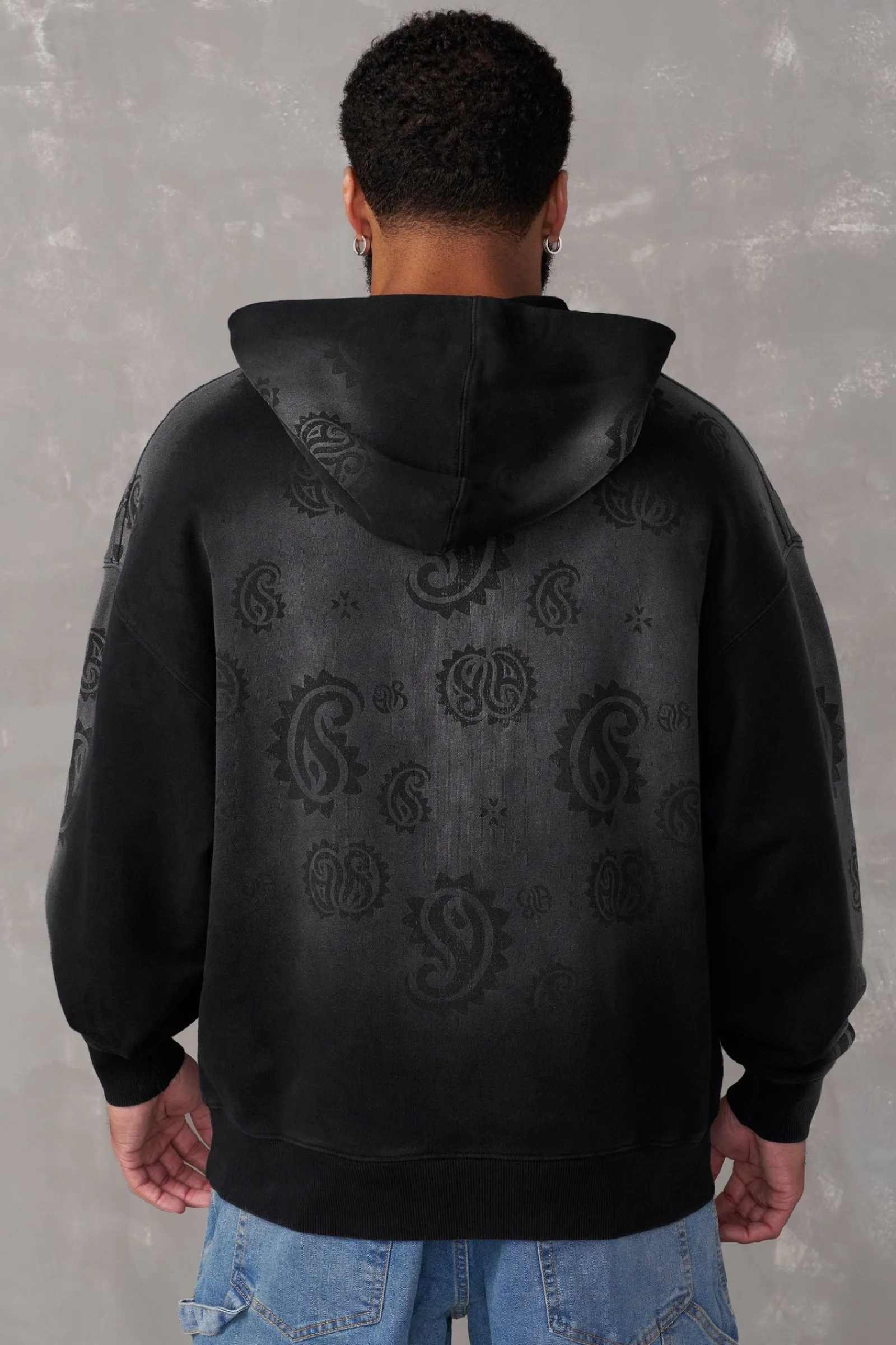 Outerwear<Youngla 5101-Heritage Hoodies Black Wash|Brown Wash|Grey Wash|Moss Green Wash