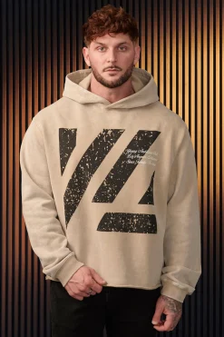 Outerwear<Youngla 568-Icon Washed Hoodies Black Wash|Beige Wash|Brown Wash|Grey Wash