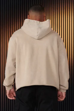 Outerwear<Youngla 568-Icon Washed Hoodies Black Wash|Beige Wash|Brown Wash|Grey Wash