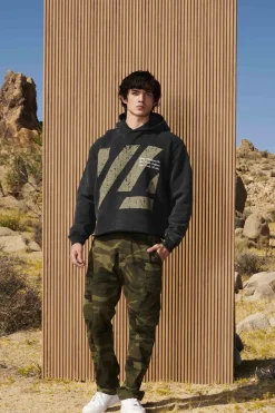 Outerwear<Youngla 568-Icon Washed Hoodies Black Wash|Beige Wash|Brown Wash|Grey Wash