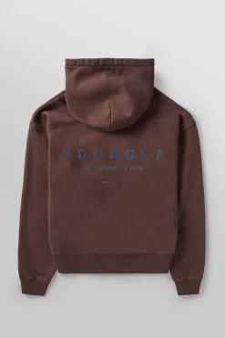 Outerwear<Youngla 533-Immortal Club Hoodies Black Wash|Brown Wash|Sand Wash|Slate Wash
