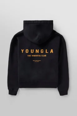 Outerwear<Youngla 533-Immortal Club Hoodies Black Wash|Brown Wash|Sand Wash|Slate Wash