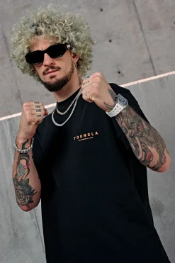 Shirts<Youngla 473-Immortal Club Tees Black Wash|Brown Wash|Sand Wash|Slate Wash