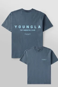 Shirts<Youngla 473-Immortal Club Tees Black Wash|Brown Wash|Sand Wash|Slate Wash