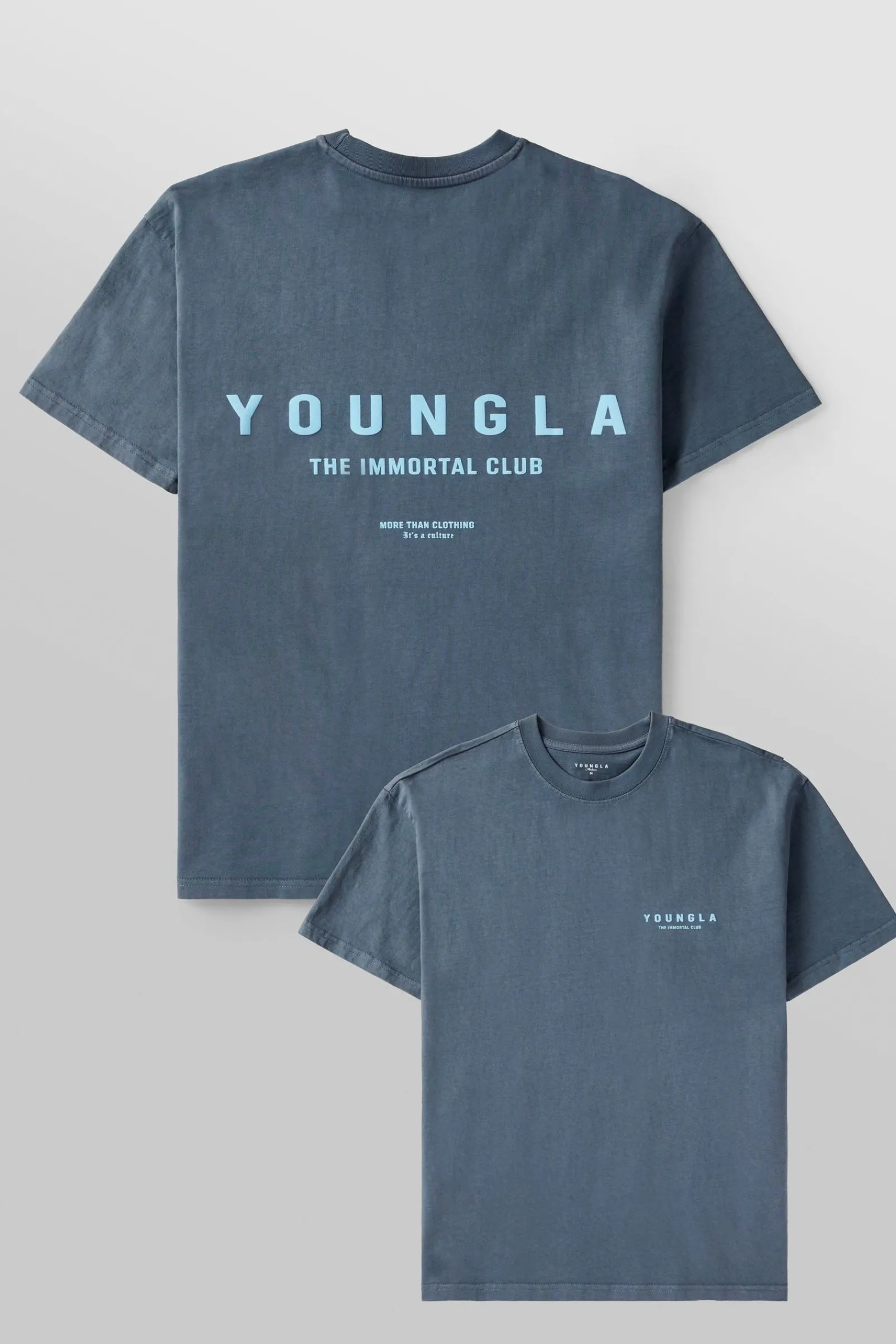 Shirts<Youngla 473-Immortal Club Tees Black Wash|Brown Wash|Sand Wash|Slate Wash