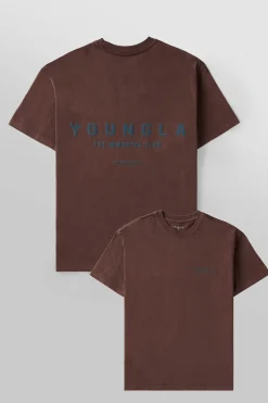Shirts<Youngla 473-Immortal Club Tees Black Wash|Brown Wash|Sand Wash|Slate Wash