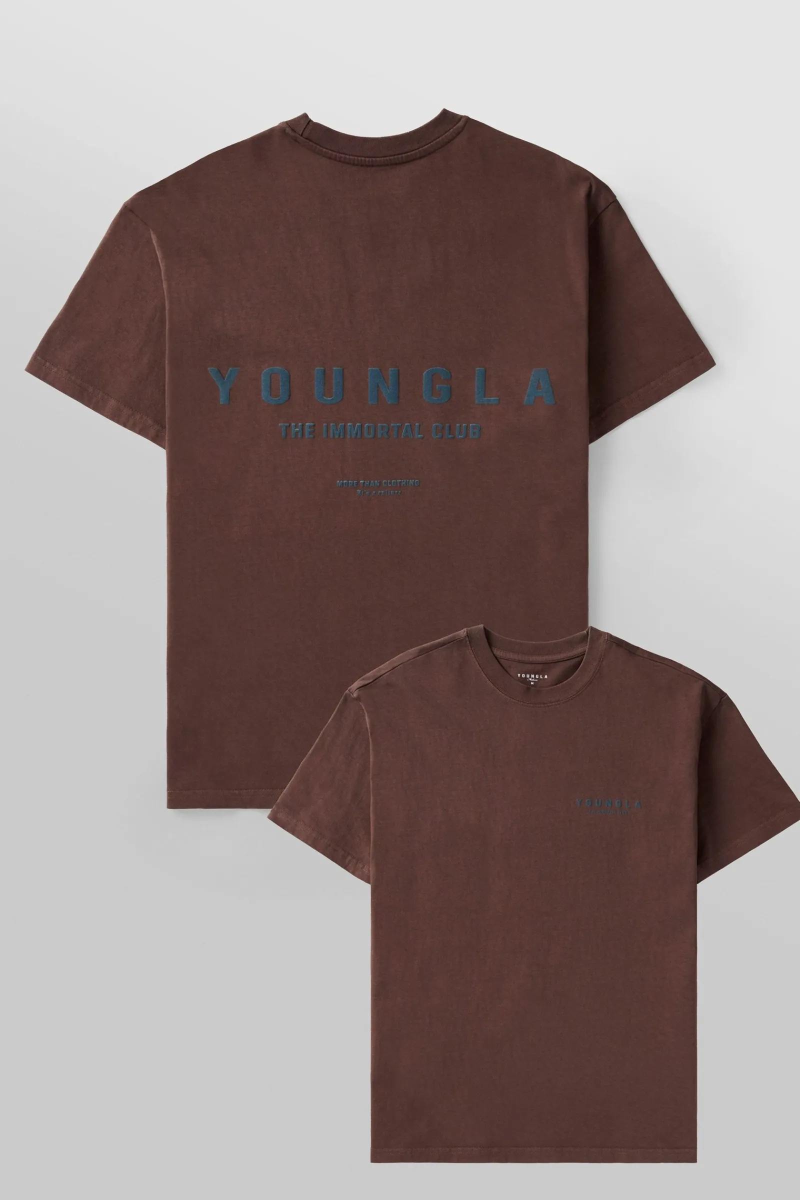 Shirts<Youngla 473-Immortal Club Tees Black Wash|Brown Wash|Sand Wash|Slate Wash