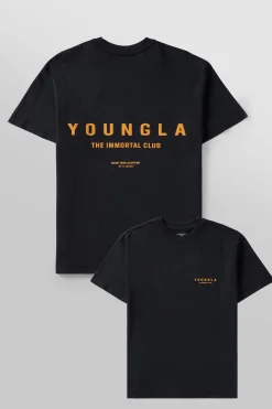 Shirts<Youngla 473-Immortal Club Tees Black Wash|Brown Wash|Sand Wash|Slate Wash
