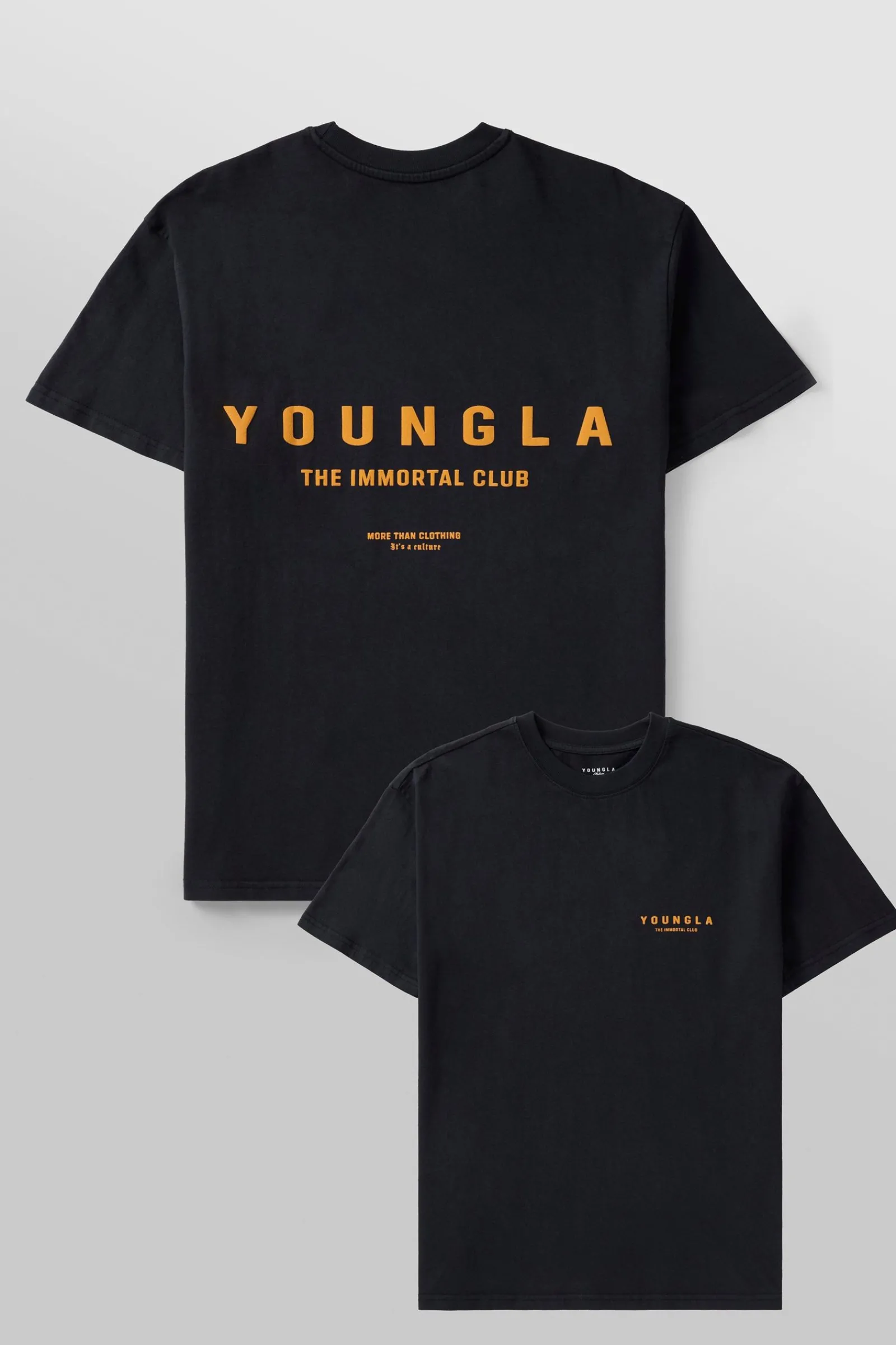 Shirts<Youngla 473-Immortal Club Tees Black Wash|Brown Wash|Sand Wash|Slate Wash