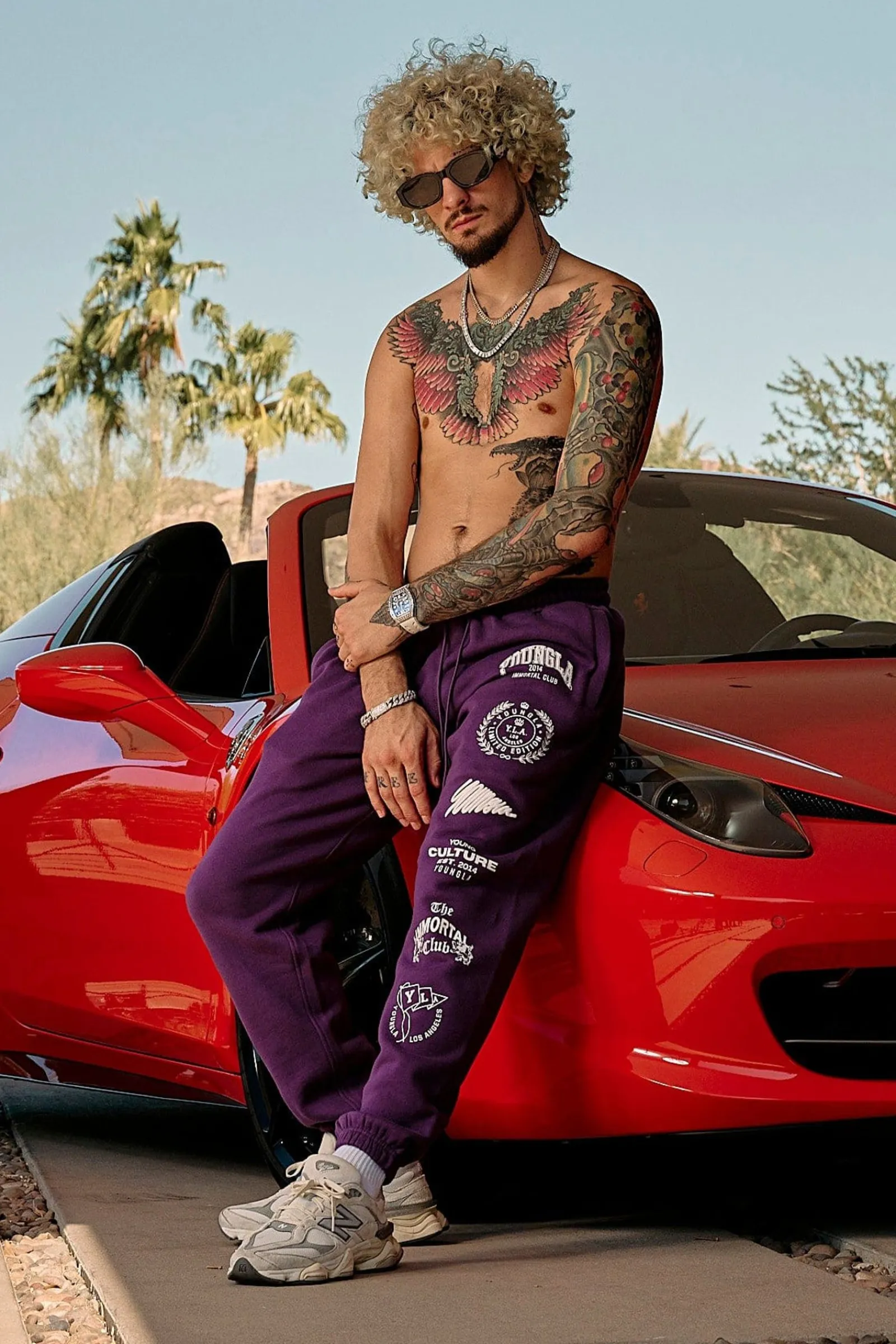 Joggers<Youngla 204-Immortal Killer Joggers Black|Balsam Green|Burgundy|Light Grey