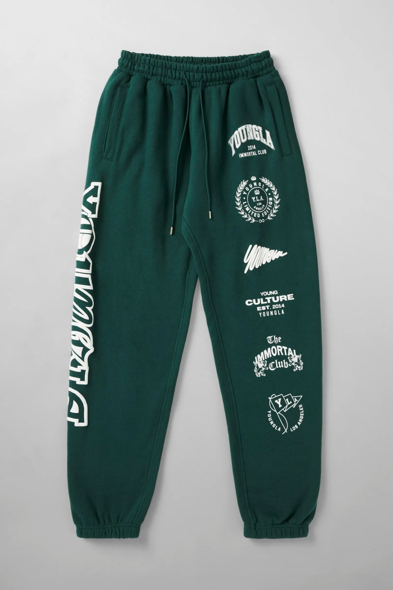 Joggers<Youngla 204-Immortal Killer Joggers Black|Balsam Green|Burgundy|Light Grey