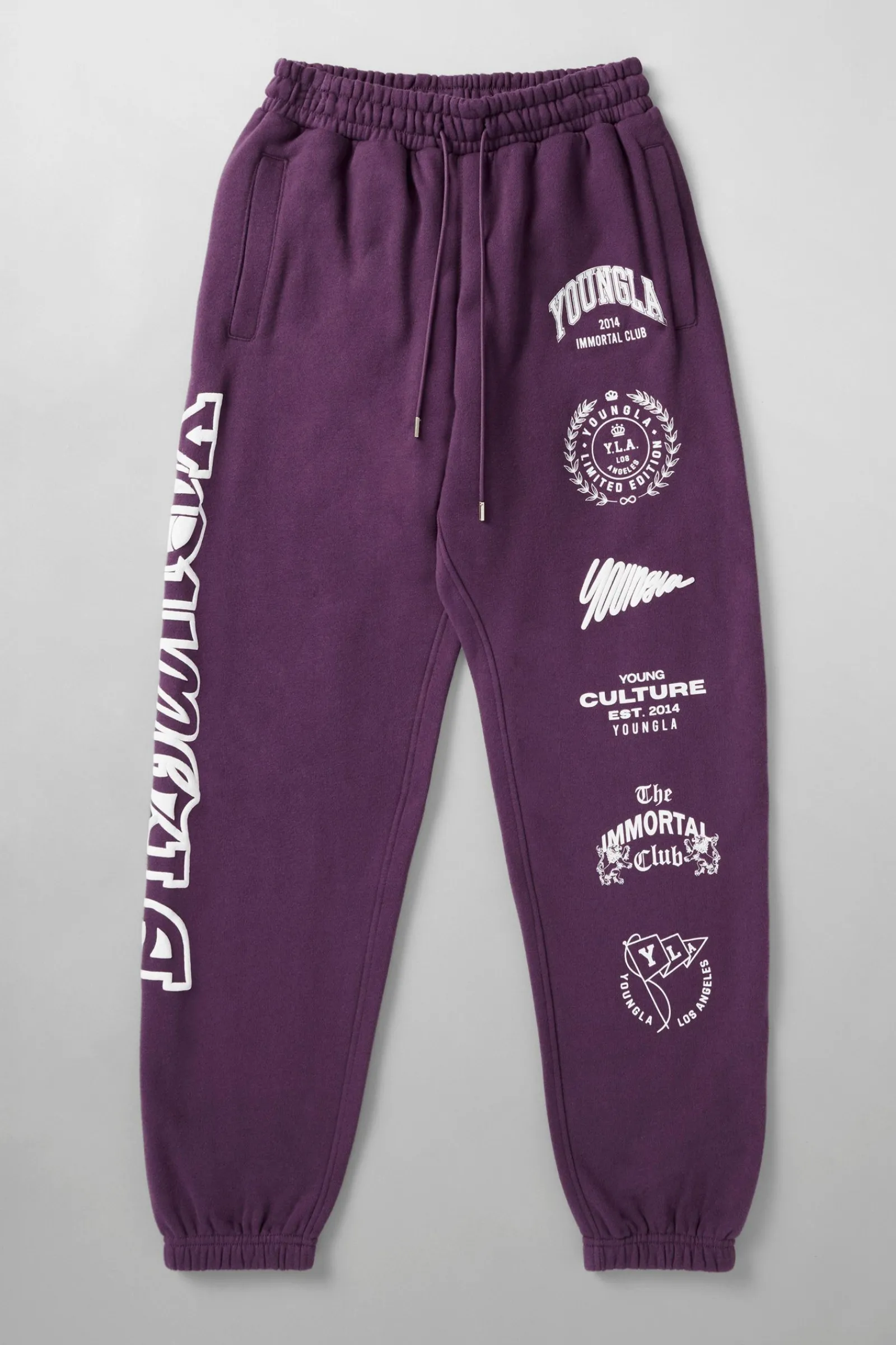Joggers<Youngla 204-Immortal Killer Joggers Black|Balsam Green|Burgundy|Light Grey