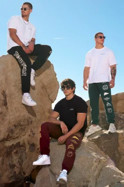 Joggers<Youngla 204-Immortal Killer Joggers Black|Balsam Green|Burgundy|Light Grey