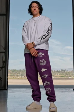 Joggers<Youngla 204-Immortal Killer Joggers Black|Balsam Green|Burgundy|Light Grey