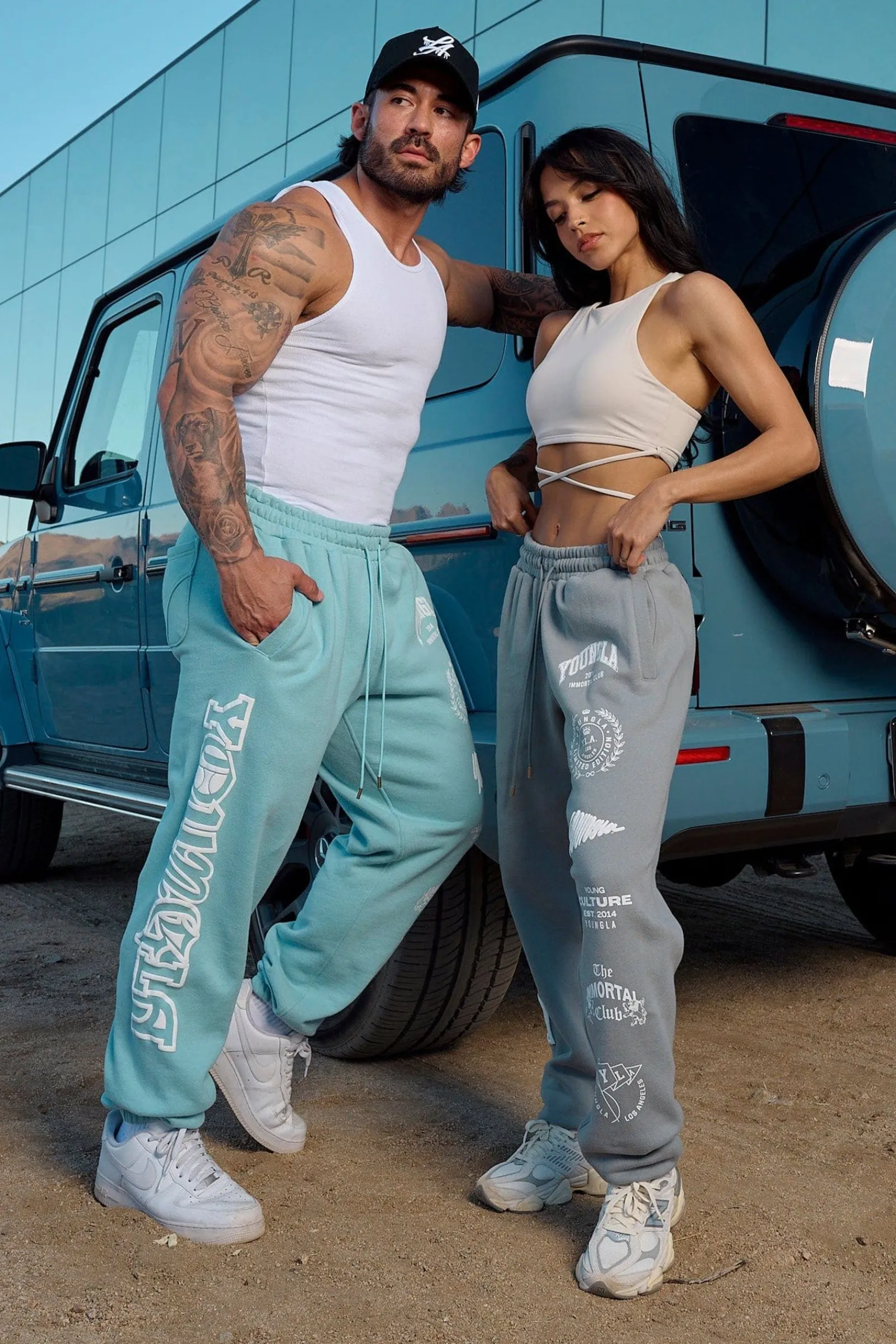 Joggers<Youngla 204-Immortal Killer Joggers Black|Balsam Green|Burgundy|Light Grey