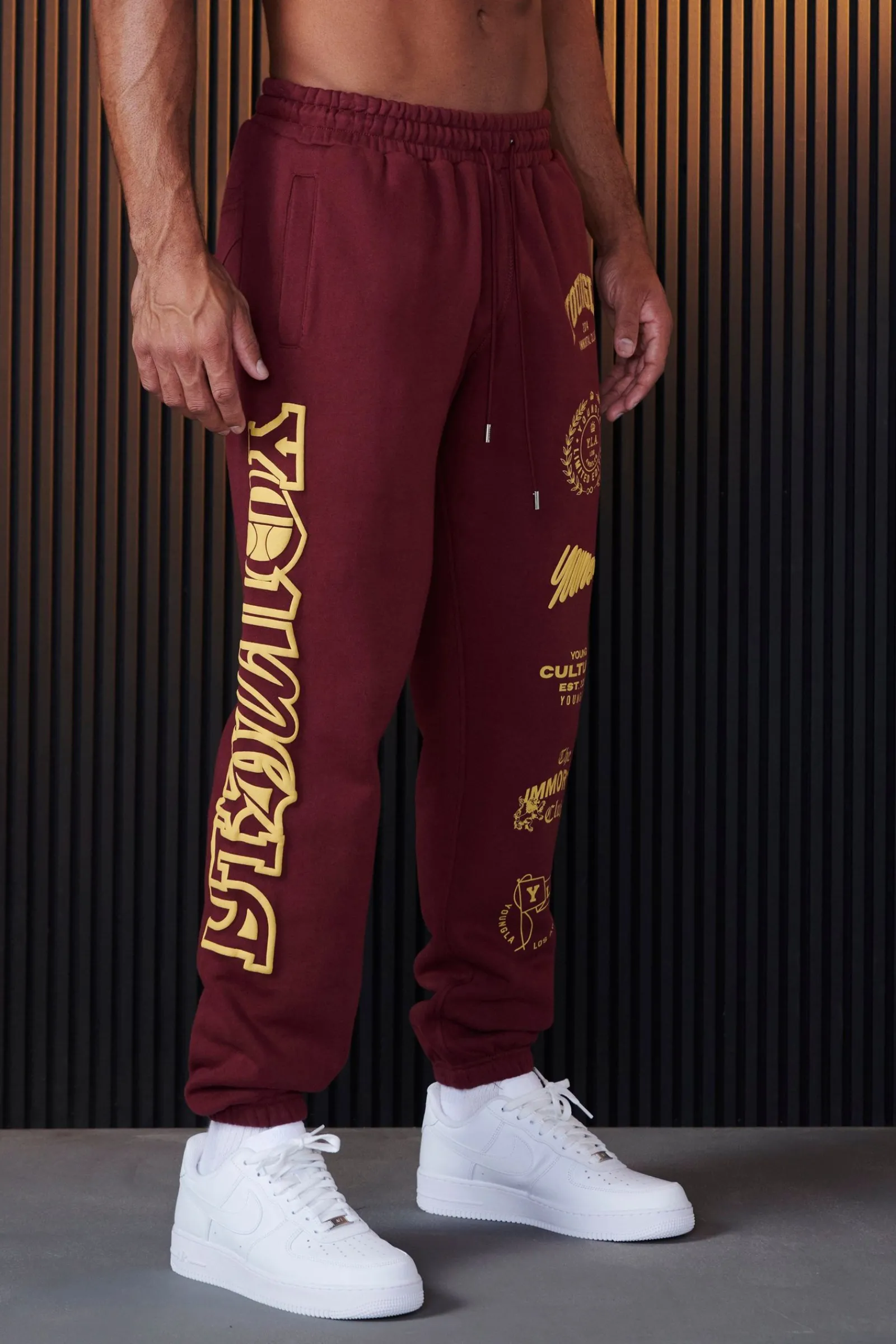 Joggers<Youngla 204-Immortal Killer Joggers Black|Balsam Green|Burgundy|Light Grey
