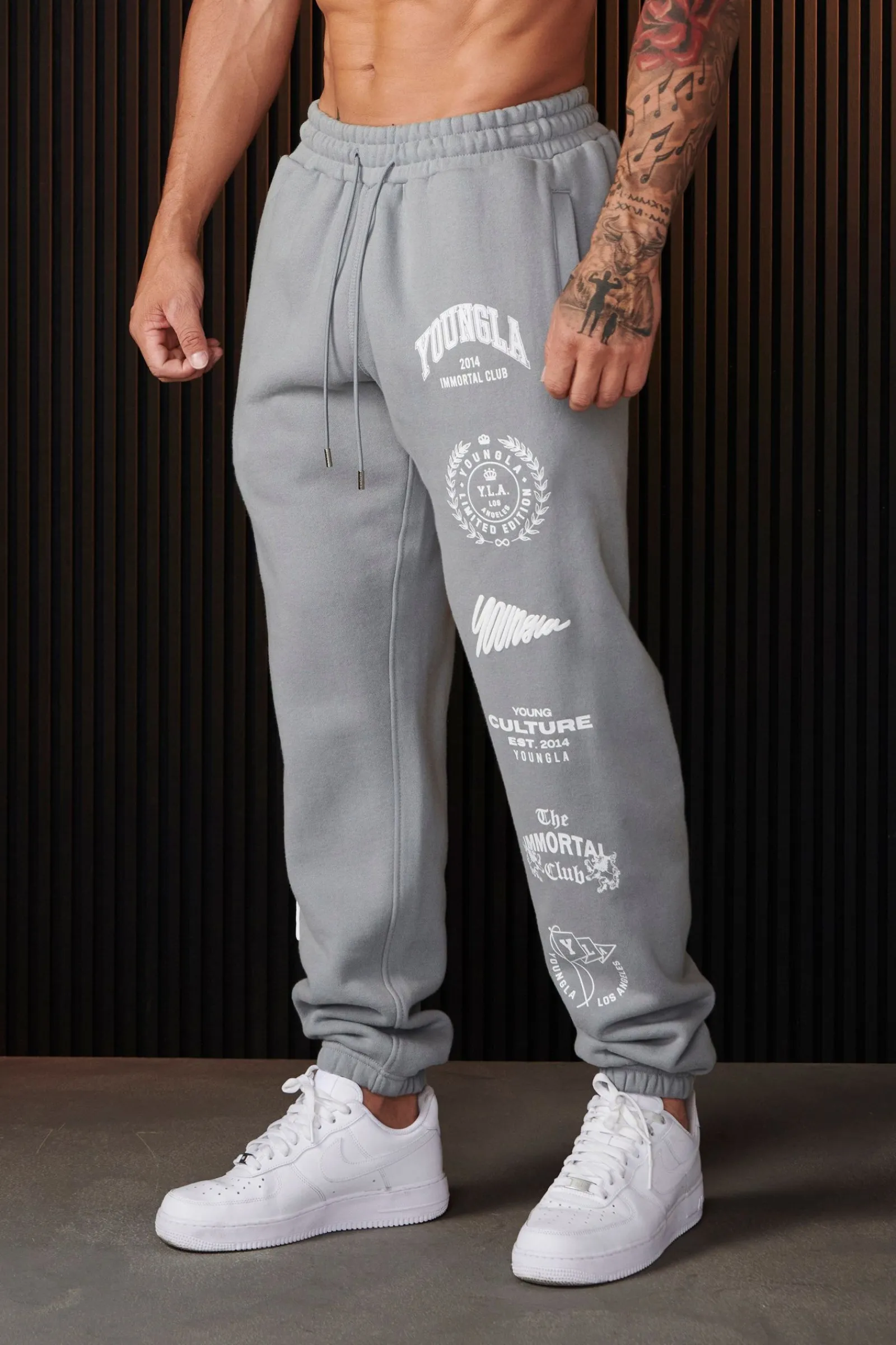 Joggers<Youngla 204-Immortal Killer Joggers Black|Balsam Green|Burgundy|Light Grey