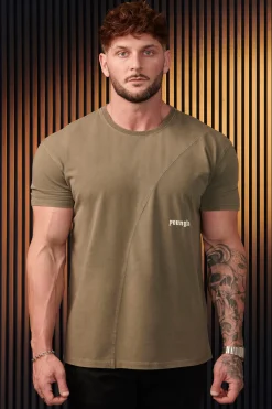 Shirts<Youngla 478-Infinity Tees Black Wash|Brown Wash|Light Grey Wash|Peat Wash