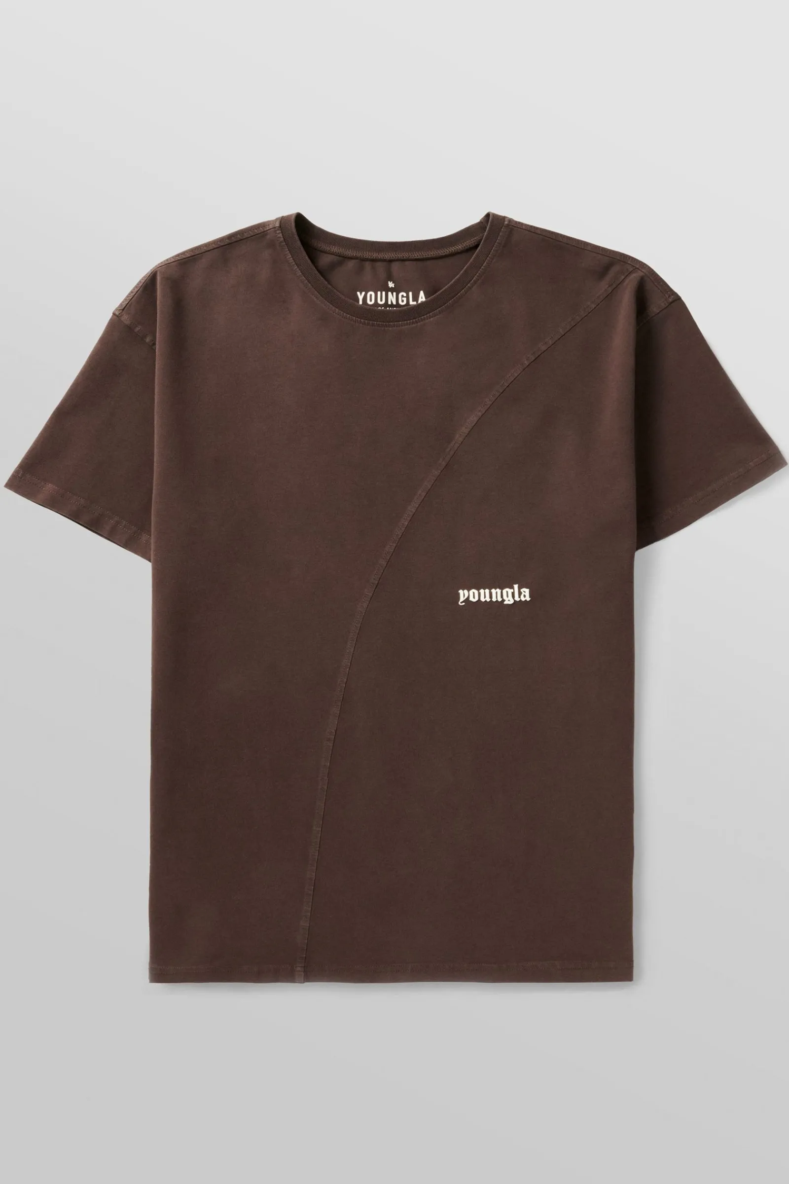 Shirts<Youngla 478-Infinity Tees Black Wash|Brown Wash|Light Grey Wash|Peat Wash