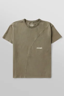 Shirts<Youngla 478-Infinity Tees Black Wash|Brown Wash|Light Grey Wash|Peat Wash
