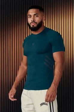 Shirts<Youngla 425-Iron Compression Tees Black|Bleached Sand|Dark Slate|Deep Teal