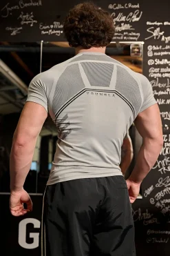 Shirts<Youngla 425-Iron Compression Tees Black|Bleached Sand|Dark Slate|Deep Teal