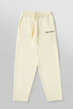 Joggers<Youngla 255-Knitted Joggers Black|Heather Grey|Jungle Green|Pastel Yellow