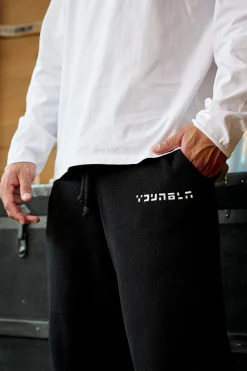 Joggers<Youngla 255-Knitted Joggers Black|Heather Grey|Jungle Green|Pastel Yellow
