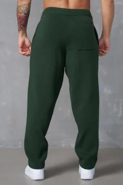 Joggers<Youngla 255-Knitted Joggers Black|Heather Grey|Jungle Green|Pastel Yellow