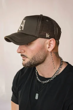 Hats & Beanies<Youngla 923-La Trucker Hats Black|Brown|Navy|Off-White