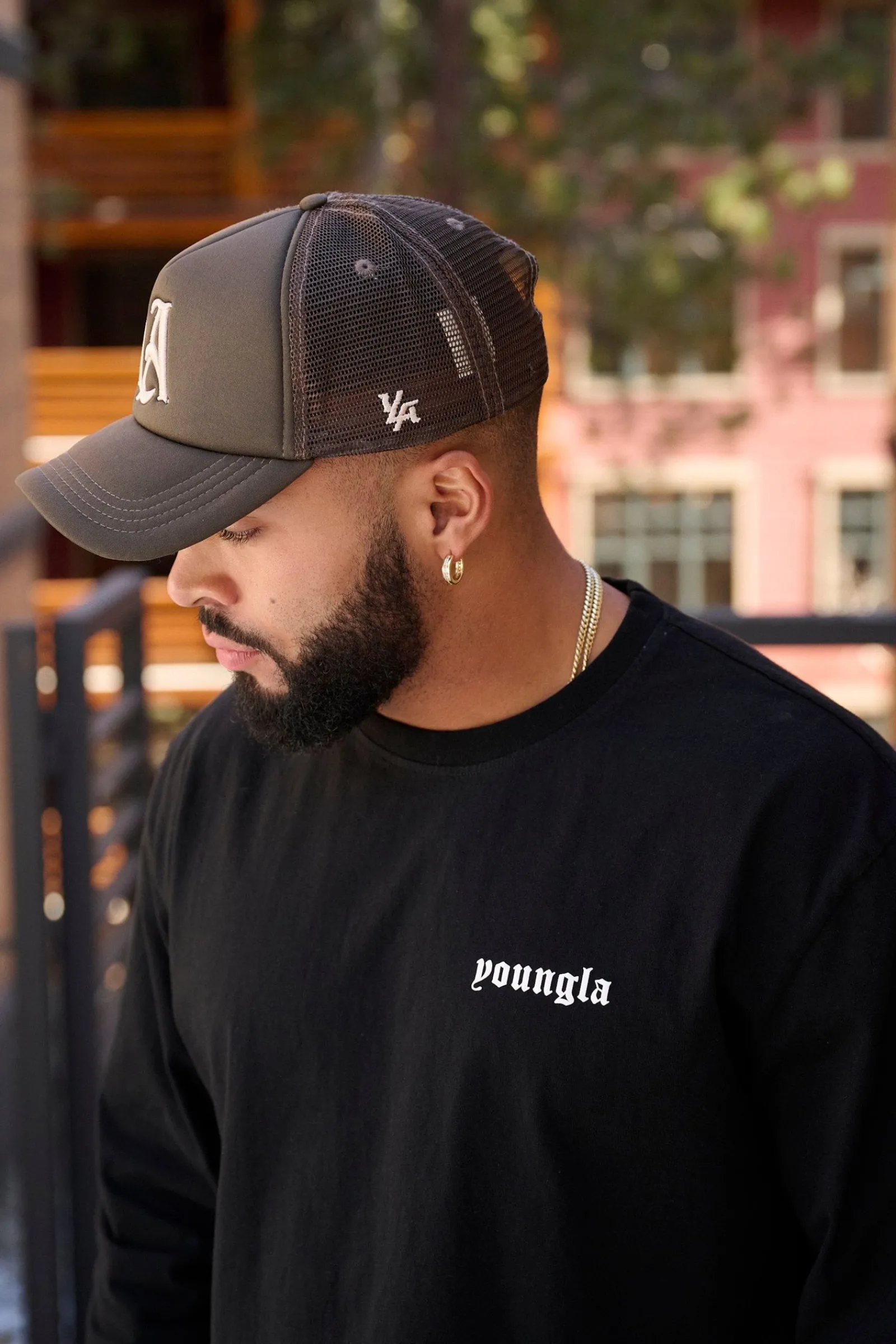 Hats & Beanies<Youngla 923-La Trucker Hats Black|Brown|Navy|Off-White