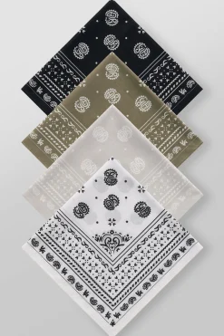 Accessories<Youngla 9033-Lah Bandanas-4 Pack Pack 1 B|Pack 2 B|Pack 3 B