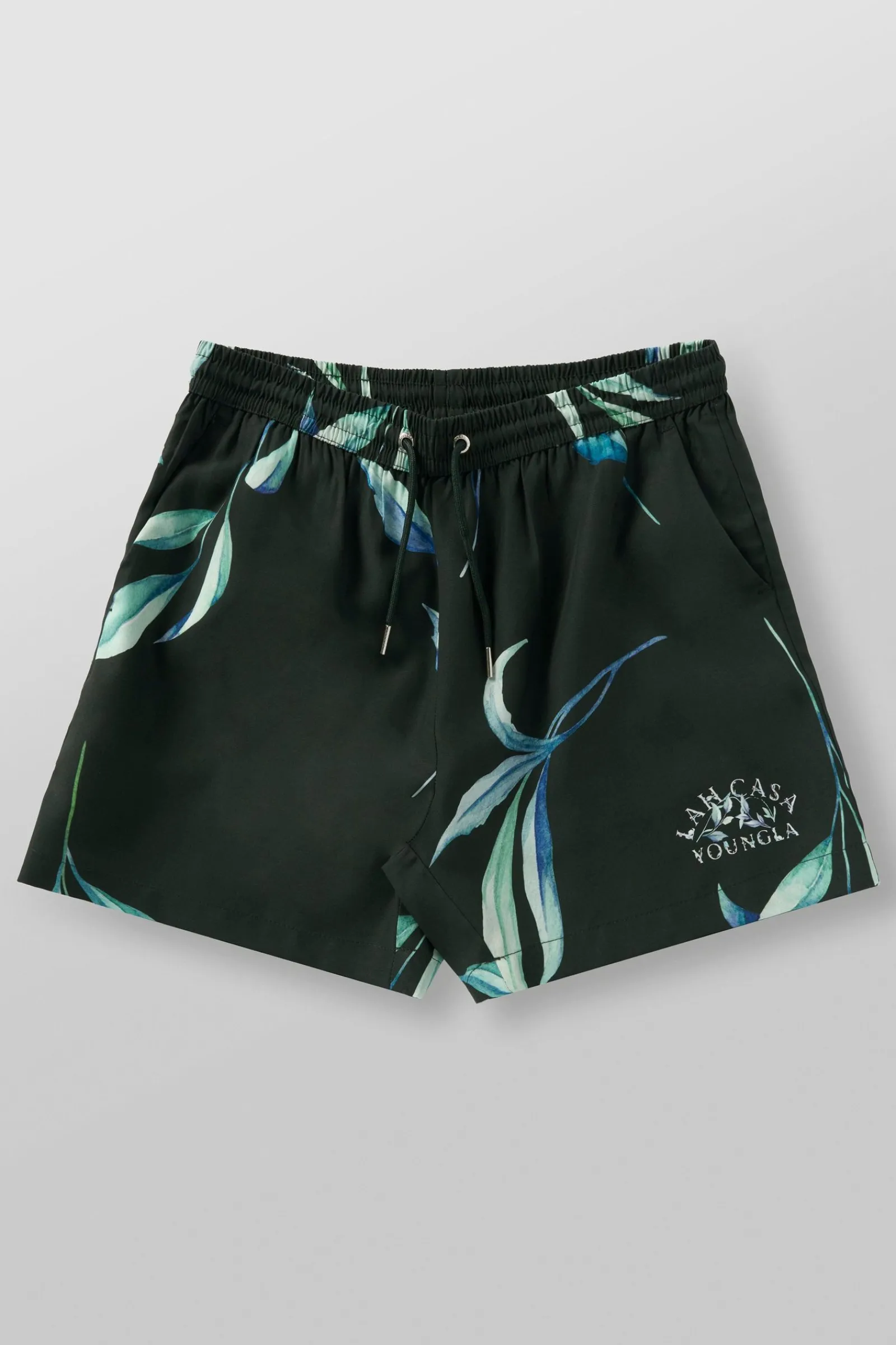 Shorts<Youngla 1038-Lah Casa Shorts Black|Jungle Green|Navy|White