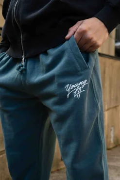 Joggers<Youngla 232-Legacy Joggers Black Wash|Beige Wash|Grey Wash|Sky Blue Wash