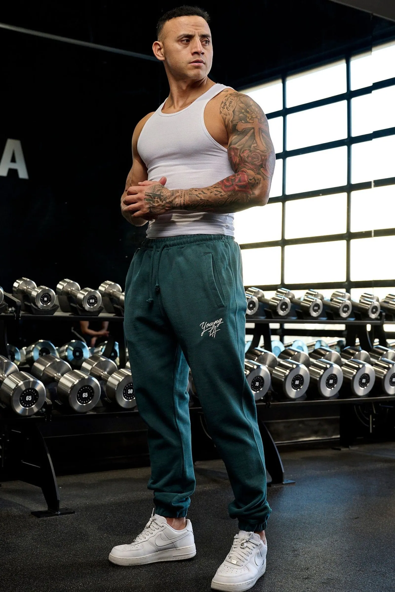 Joggers<Youngla 232-Legacy Joggers Black Wash|Beige Wash|Grey Wash|Sky Blue Wash