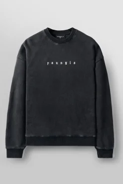 Outerwear<Youngla 5099-Love Sets-Crewnecks Black Wash|Beige Wash|Grey Wash|Lavender Wash