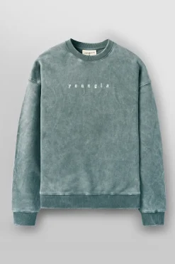 Outerwear<Youngla 5099-Love Sets-Crewnecks Black Wash|Beige Wash|Grey Wash|Lavender Wash