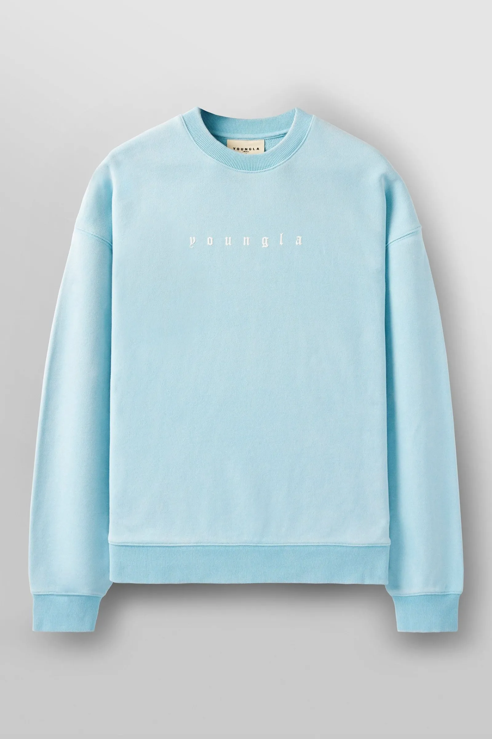 Outerwear<Youngla 5099-Love Sets-Crewnecks Black Wash|Beige Wash|Grey Wash|Lavender Wash