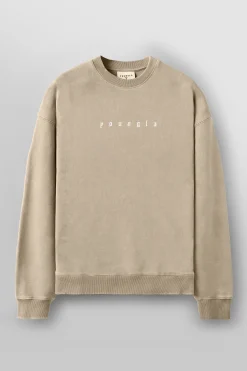Outerwear<Youngla 5099-Love Sets-Crewnecks Black Wash|Beige Wash|Grey Wash|Lavender Wash