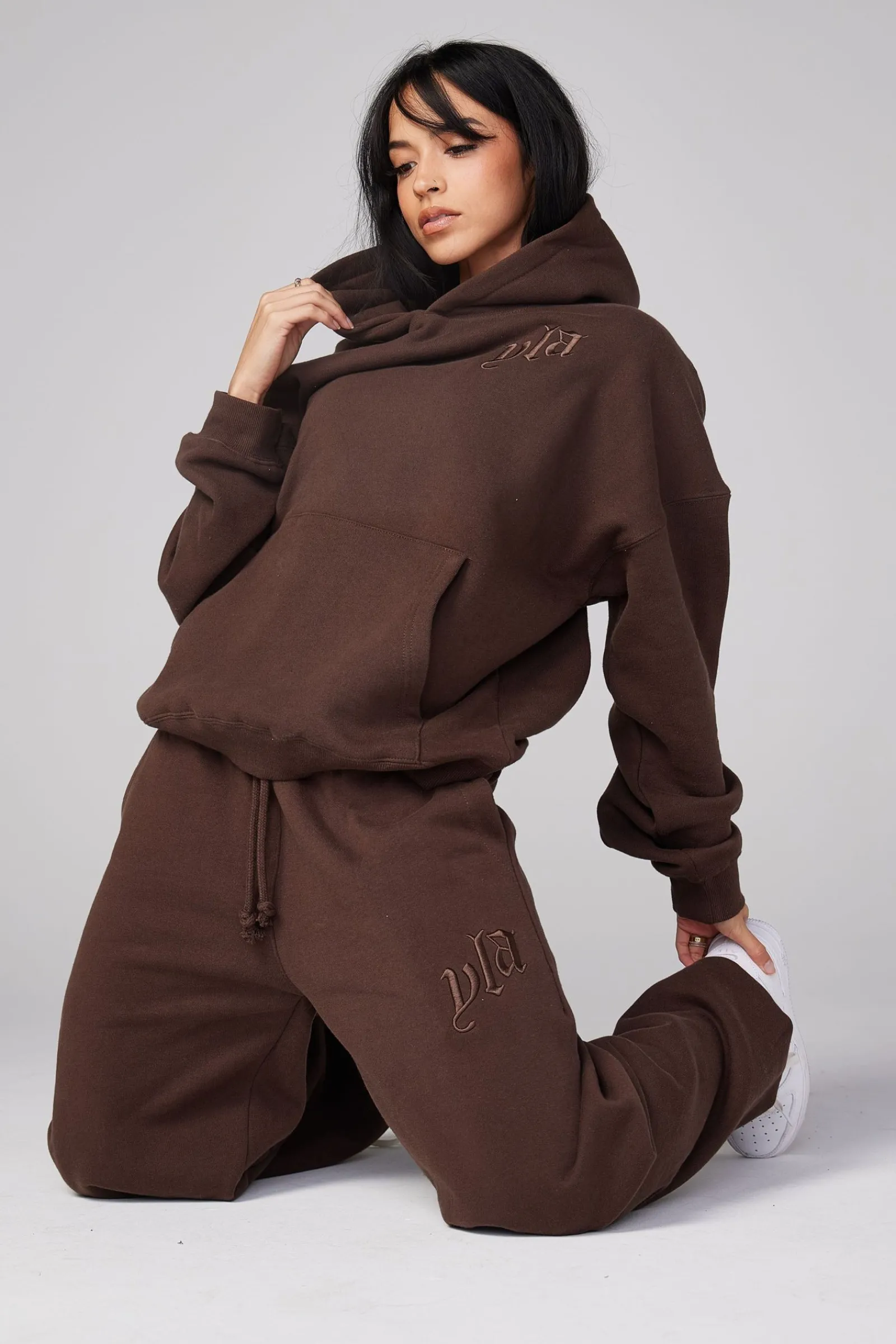 Outerwear<Youngla 522-Marshmallow Hoodies Black|Brown|Desert Tan|Heather Grey