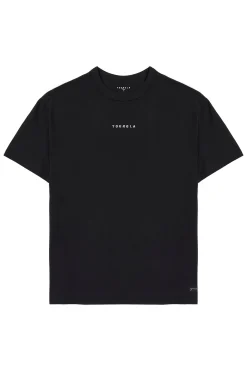 Shirts<Youngla 472-Mellow Logo Tees Black Wash|Cream Wash|Coal Wash|Dusty Pink Wash