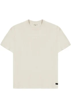 Shirts<Youngla 472-Mellow Logo Tees Black Wash|Cream Wash|Coal Wash|Dusty Pink Wash