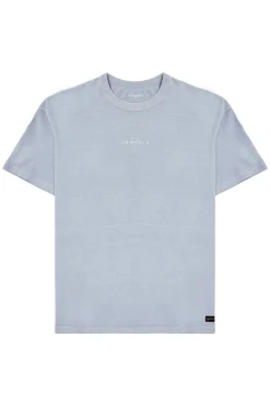 Shirts<Youngla 472-Mellow Logo Tees Black Wash|Cream Wash|Coal Wash|Dusty Pink Wash