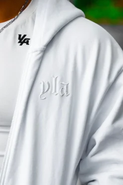 Outerwear<Youngla 5066-Metal Zip-Up Black|Beige|Charcoal|Pure White