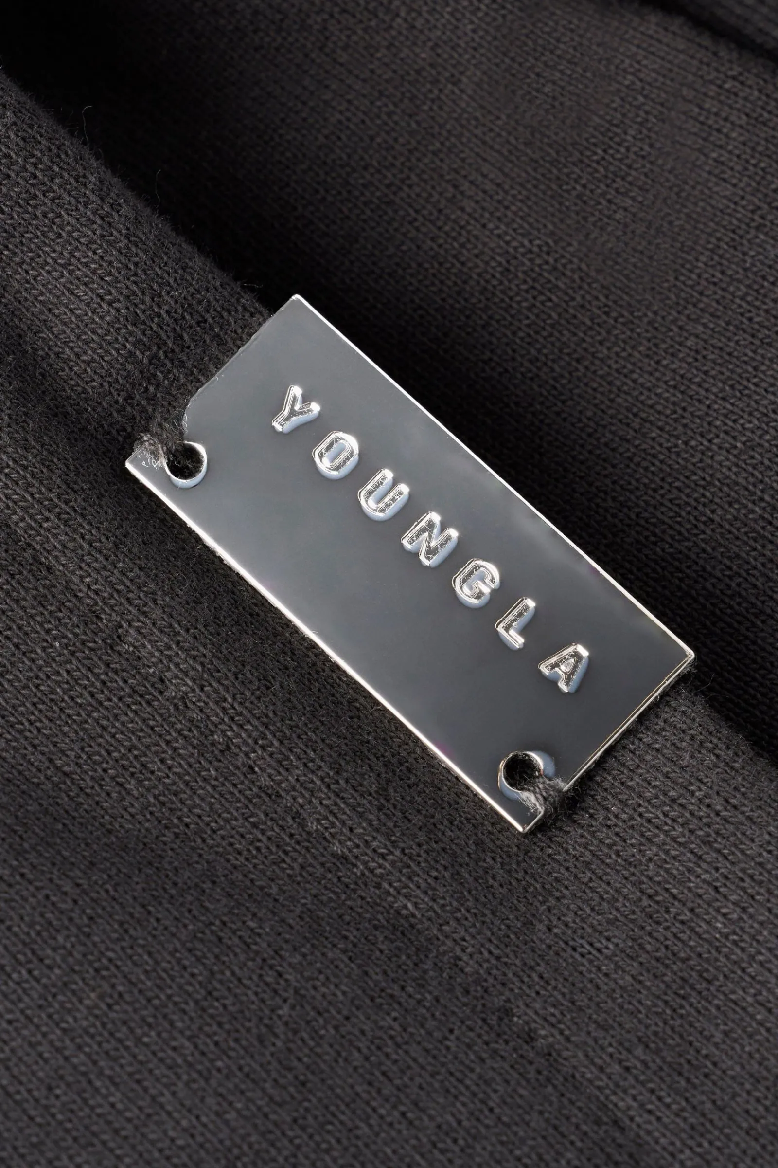 Outerwear<Youngla 5066-Metal Zip-Up Black|Beige|Charcoal|Pure White